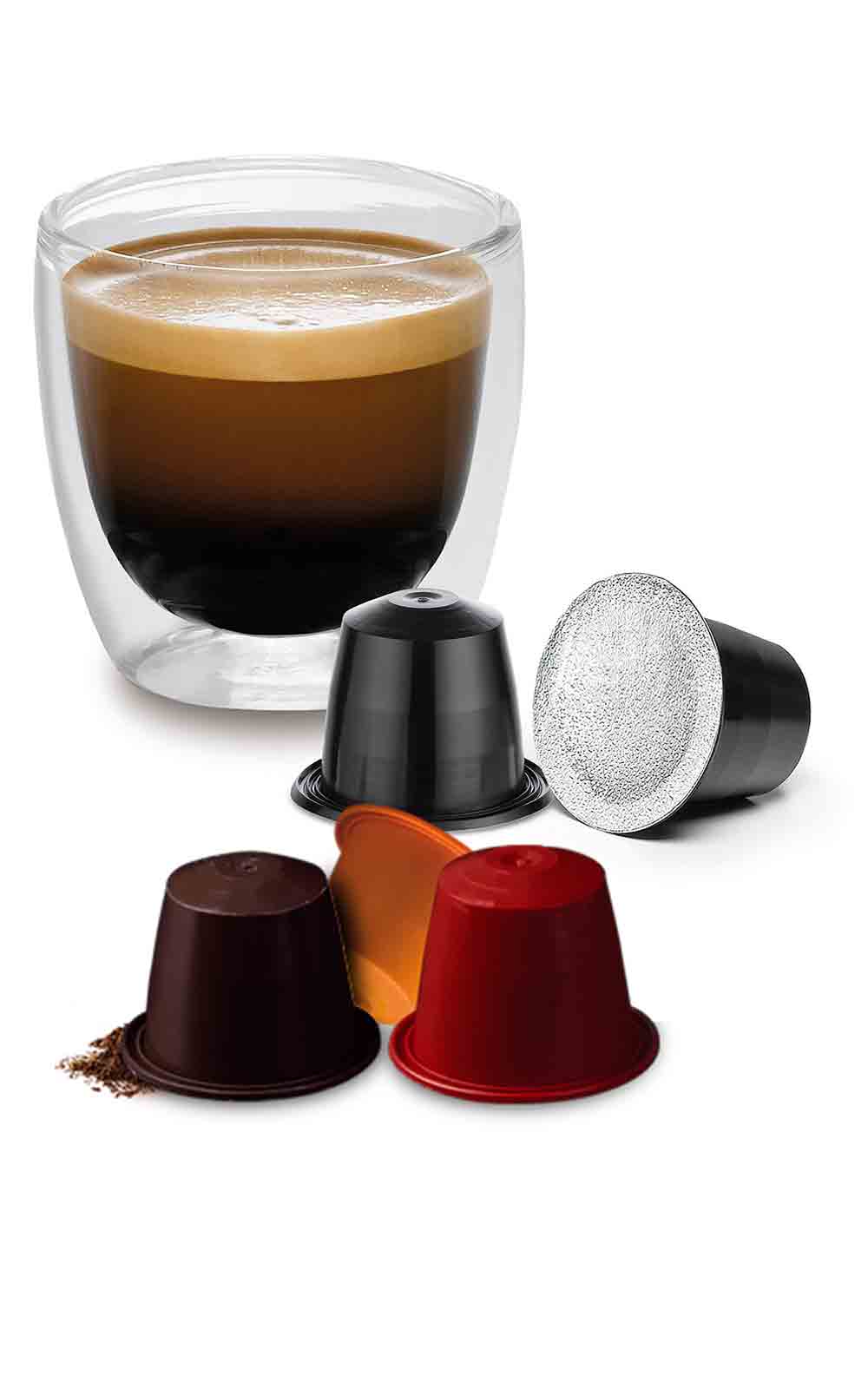 Homeriy Grand bol porte-dosettes de café, Compatible avec toutes les  dosettes de café et capsules de café, Rangement élégant et organisateur de  capsules de café