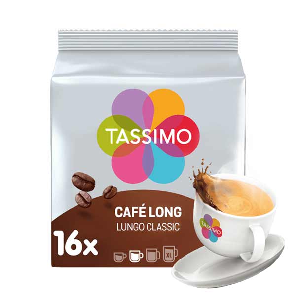 Café dosettes XL intense L'OR TASSIMO : le paquet de 16 dosettes à